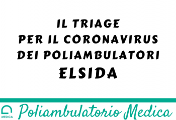 Triage dei Poliambulatori El.Si.Da. per il coronavirus