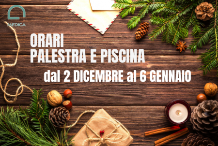 Programmazione Corsi dal 2 Dicembre 2019 al 6 Gennaio 2020