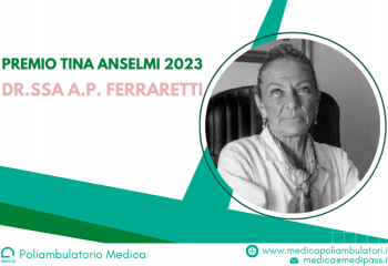 La Dr.ssa Anna Pia Ferraretti vincitrice del Premio Tina Anselmi 2023