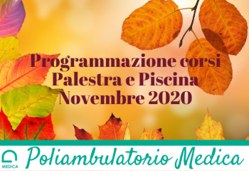 Programmazione corsi Novembre 2020