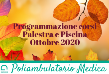 Programmazione corsi Ottobre 2020