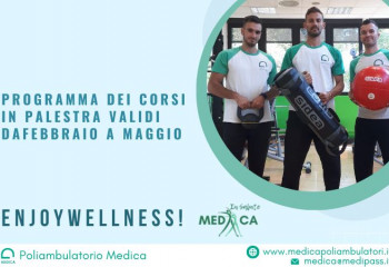 FITNESS MEDICO - ORARI DEI CORSI DA FEBBRAIO A MAGGIO 2023