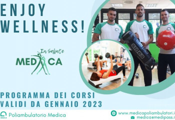 FITNESS MEDICO - ORARI DEI CORSI DA GENNAIO 2023